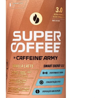 Kit Super Coffee 380g Baunilha/Tradicional/Mini Mixer Caffeine Army Kit Super Coffee 380g Baunilha/Tradicional/Mini Mixer Caffeine Army