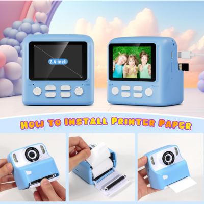 Câmara Instantânea para Crianças com 3 Rolos - 🎁Prenda