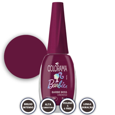 Kit Esmalte Colorama Barbie Coleção Completa 6 Cores Kit Esmalte Colorama Barbie Coleção Completa 6 Cores