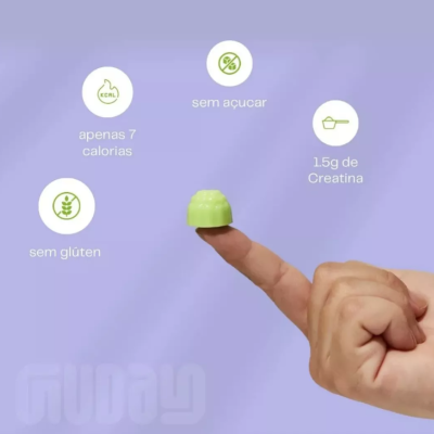 Creatina&#x20;Ma&#x00E7;&#x00E3;&#x20;Verde&#x20;Guday&#x20;-&#x20;Gomas&#x20;60&#x20;Unidades