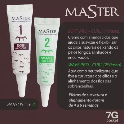 Kit Passo 1 E 2 Master Lash Lifting E Brow Lamination Kit Passo 1 E 2 Master Lash Lifting E Brow Lamination