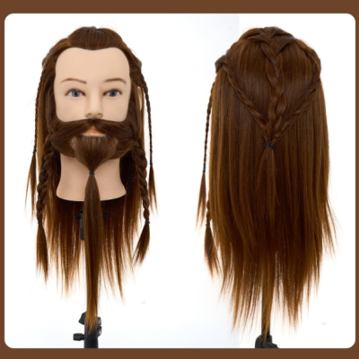 Cabe&#x00E7;a&#x20;de&#x20;Treino&#x20;Masculino&#x20;Cabeleireiro&#x20;e&#x20;Barbeiro&#x20;100&#x25;&#x20;Cabelo&#x20;Humano&#x20;&#x2705;PRONTA&#x20;ENTREGA