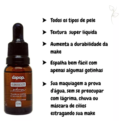 Dapop Blindagem Maquiagem A Prova D'agua Prime Fixador Diluidor ✅PRONTA ENTREGA Dapop Blindagem Maquiagem A Prova D'agua Prime Fixador Diluidor ✅PRONTA ENTREGA