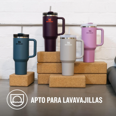 Stanley Cup Térmico Aço Inoxidável Bebidas Quentes e Frias - Plum