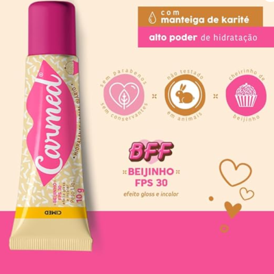 Stock Limitado🚨CARMED BFF Beijinho FPS 30 Hidratante Labial 10g Stock Limitado🚨CARMED BFF Beijinho FPS 30 Hidratante Labial 10g