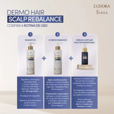 Combo Siàge Scalp Rebalance (3 itens)