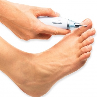 Broca Luz LED Manicure/Pedicure +10 Acessórios Alta Qualidade Safira e Feltro