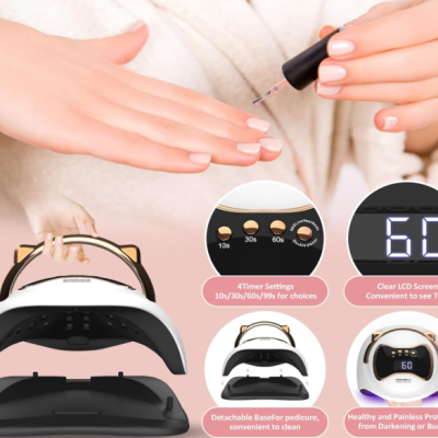 Catalisador&#x20;Forno&#x20;180&#x20;W&#x20;UV&#x20;LED&#x20;&#x2F;UV&#x20;Unhas&#x20;de&#x20;Gel