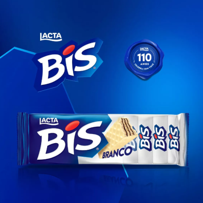 Lacta&#x20;Bis&#x20;Wafer&#x20;Cobertura&#x20;Chocolate&#x20;Branco&#x20;Pacote&#x20;126g
