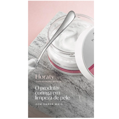 Floraty Amolecedor de Cravos Creme Limpeza De Pele Tulipia Floraty Amolecedor de Cravos Creme Limpeza De Pele Tulipia