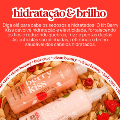 VIRÁ - KIT BERRY KISS HIDRATAÇÃO