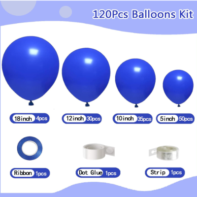 Kit Balões de Aniversário Azul