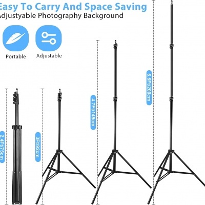 Kit Suporte de Fundo Ajustável para Fotografar