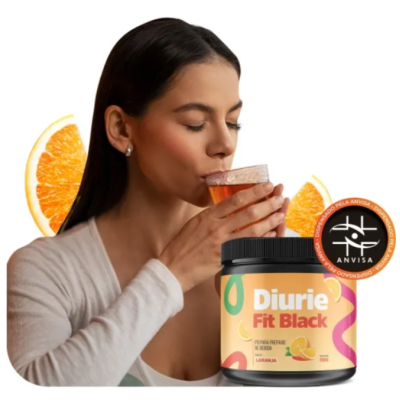 Diurie Fit Black Queima Gordura Rápido Sabor Laranja Diurie Fit Black Queima Gordura Rápido Sabor Laranja