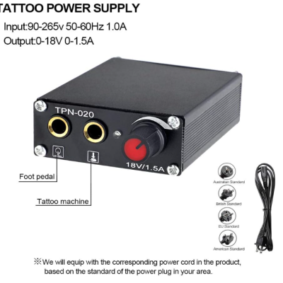 Kit Máquinas de Tatuagem Profissional para Iniciantes
