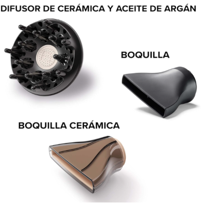 Secador de Cabelo Ceramic & Argan Oil 2300 W