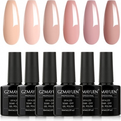 &#x26A1;BEST&#x20;SELLER&#x20;-&#x20;Kit&#x20;Vernizes&#x20;em&#x20;Gel&#x20;6&#x20;Cores&#x20;com&#x20;Varia&#x00E7;&#x00F5;es