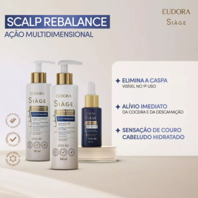 Combo Siàge Scalp Rebalance (3 itens)