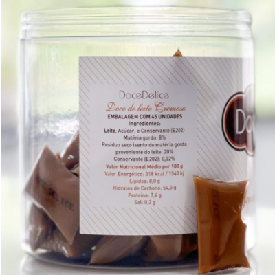 Doce Delice de Leite Mini Unidade