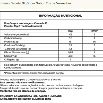 BIGBOOM Beauty Protein + Colágeno de Alta Performance Chocolate