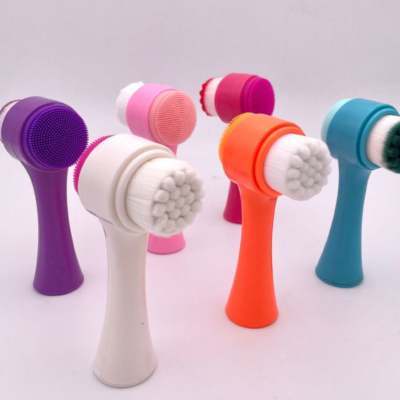 Escova Limpeza Facial 2 Em 1 Dupla Face