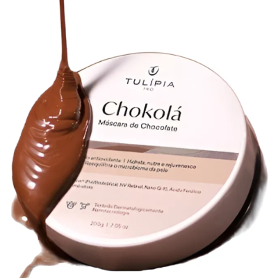 Máscara de Chocolate Chokolá Nano Nutritiva Tulípia Máscara de Chocolate Chokolá Nano Nutritiva Tulípia