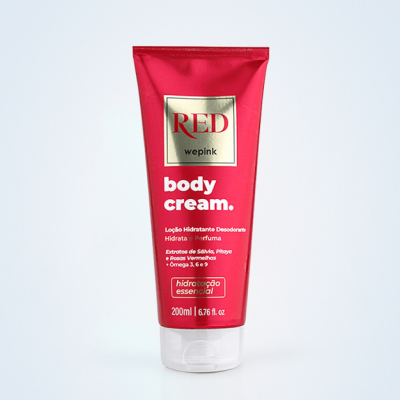 Body Cream Red Hidratante 200ml - Wepink Body Cream Red Hidratante 200ml - Wepink