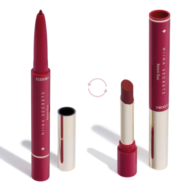 Batom Malva Duo Perfect Match Niina Secrets 1,65g Batom Malva Duo Perfect Match Niina Secrets 1,65g