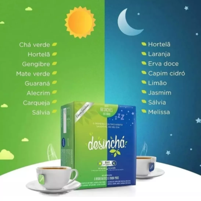 Ch&#x00E1;&#x20;Funcional&#x20;Desinch&#x00E1;&#x20;Misto&#x20;Dia&#x20;E&#x20;Noturno&#x20;60&#x20;Sach&#x00EA;s