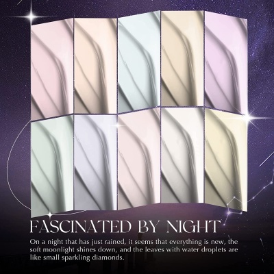 kit Vernizes em Gel 10Un Luminoso Azul Rosa Verde Nuvem Amarelo Pastel kit Vernizes em Gel 10Un Luminoso Azul Rosa Verde Nuvem Amarelo Pastel