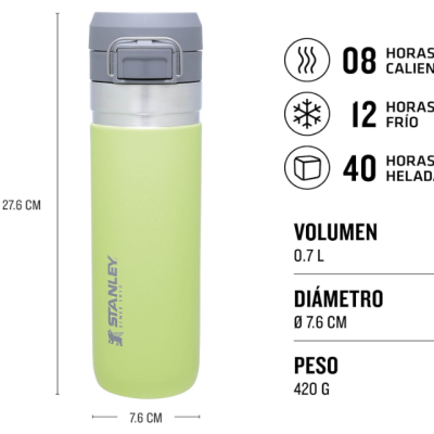 Stanley Quick Flip Garrafa de Água de Aço Inoxidável 0,71 L ✅PRONTA ENTREGA