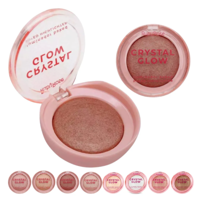 Iluminador Crystal Glow Baked Brilho Radiante Ruby Rose