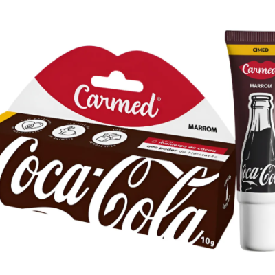 Hidratante Labial Carmed Coca-cola Marrom 10g