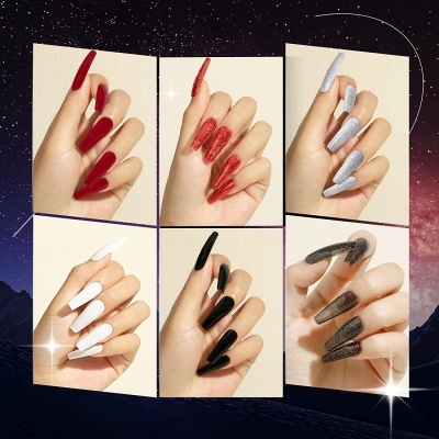 kit Vernizes em Gel Manicure Pedicure 10 Cores Intensas