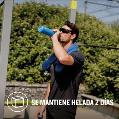 Garrafa de água Stanley Aerolight IceFlow Fast Flow 0,6 L - Azul