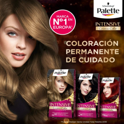 Kit Palette Intensive Creme Color 7 Loiro Médio ✅PRONTA ENTREGA