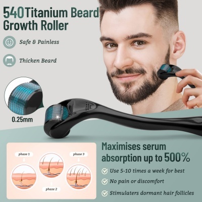 Kit de Crescimento de Barba 4 Produtos