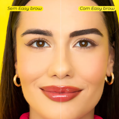 Mascara Para Sobrancelha Em Gel Cor Vizzela Cor 02 Marrom Médio