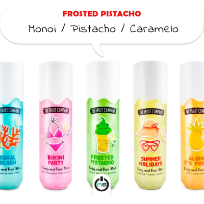 Hair&#x20;&amp;&#x20;Body&#x20;Mist&#x20;200&#x20;ml&#x20;&#x7C;&#x20;aroma&#x20;monoi,&#x20;pist&#x00E1;cio&#x20;e&#x20;caramelo&#x20;-&#x20;&#x20;The&#x20;Fruit&#x20;Company