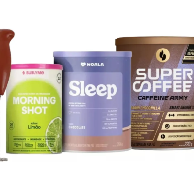 Kit Caffeine Army Supercoffee 220g + Morning Shot + Koala Sleep + Mixer Kit Caffeine Army Supercoffee 220g + Morning Shot + Koala Sleep + Mixer
