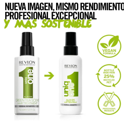 Revlon&#x20;Professional&#x20;UniqOne&#x20;Thermal&#x20;Hair&#x20;Protector&#x20;-&#x20;Ch&#x00E1;&#x20;Verde