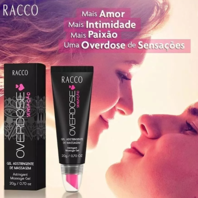 Gel Adstringente de Massagem Overdose Racco Intimo Gel Adstringente de Massagem Overdose Racco Intimo