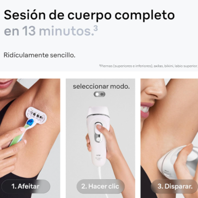 Silk-expert Pro 3 da Braun – O Fim dos Pelos com Luz Pulsada ✅PRONTA ENTREGA