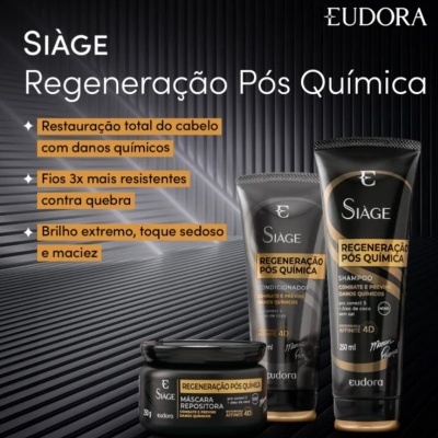 Kit Siàge Regeneração Pós Química Kit Siàge Regeneração Pós Química