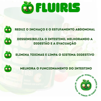 Fluiris&#x20;Desincha&#x20;e&#x20;Fluiris&#x20;Queima&#x20;Suplemento&#x20;Alimentar&#x20;em&#x20;P&#x00F3;&#x20;210g