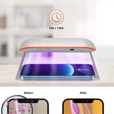 Esterilizador UVC LED 6 Lâmpadas de Desinfeção Esterilização Rápida 99,99 %