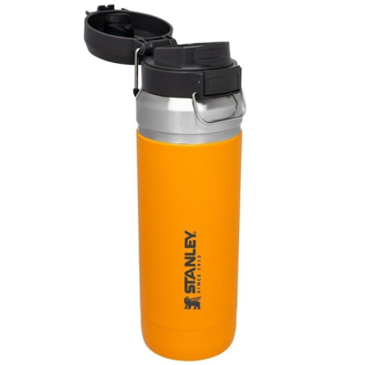 Garrafa de Água Stanley Quick Flip de Aço Inoxidável - Açafrão ✅PRONTA ENTREGA