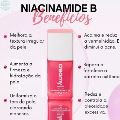 Creamy Niacinamide B Complex 20% - Sérum Facial Concentrado✅PRONTA ENTREGA Creamy Niacinamide B Complex 20% - Sérum Facial Concentrado✅PRONTA ENTREGA