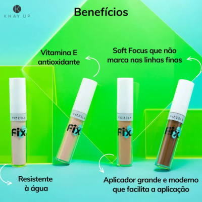 Corretivo&#x20;Vizzela&#x20;&#x20;Fix&#x20;L&#x00ED;quido&#x20;Hidratante&#x20;7g&#x2705;PRONTA&#x20;ENTREGA
