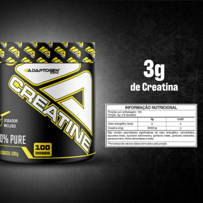 Creatina Platinum Series 300g  Adapthogen